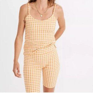 Madewell Gingham Jacquard Tank